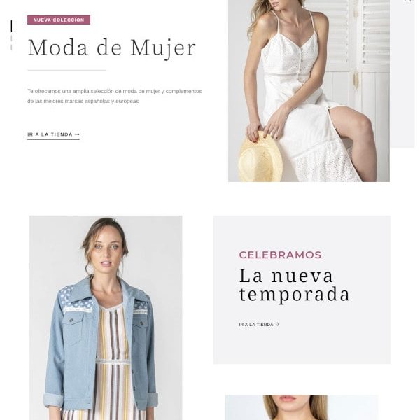 Desarrollo comercio online Boutique GlamGlam Tienda